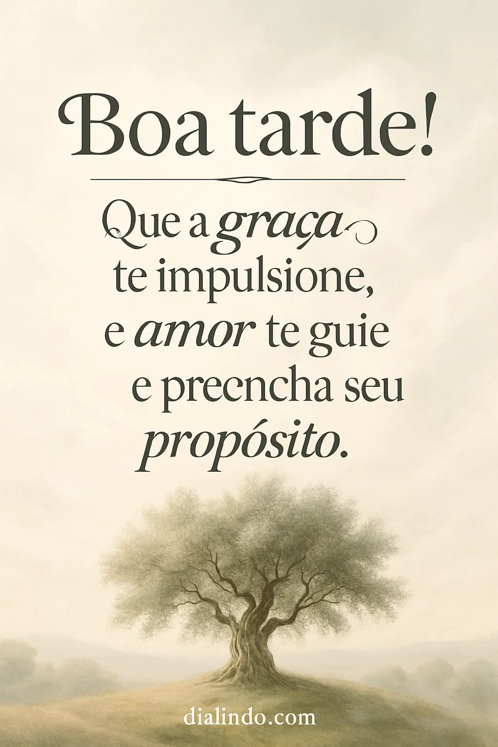 Graça, Amor, Propósito Pleno