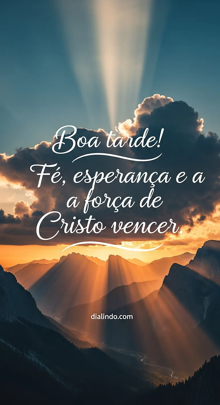 Cristo: Trindade Vencedora da Tarde.