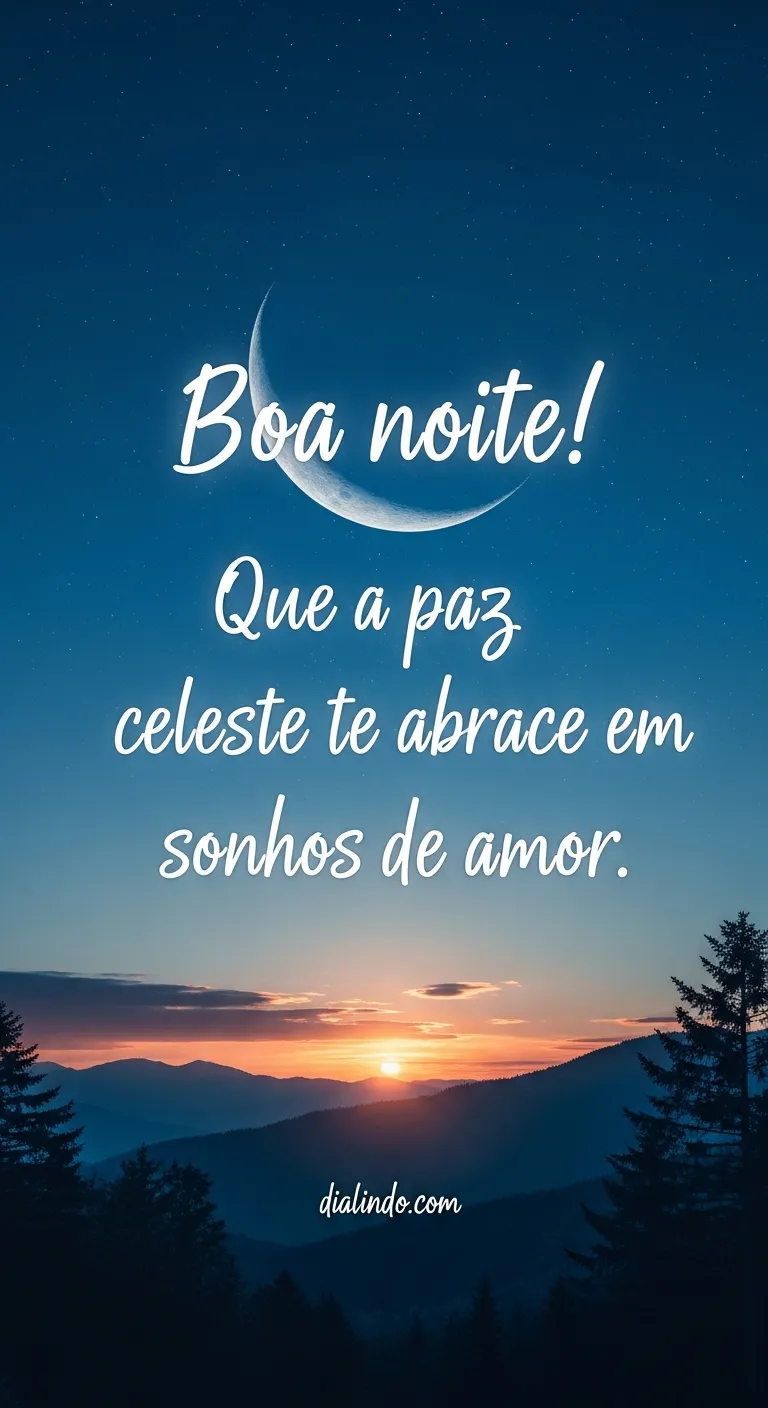 Céu no abraço do sono