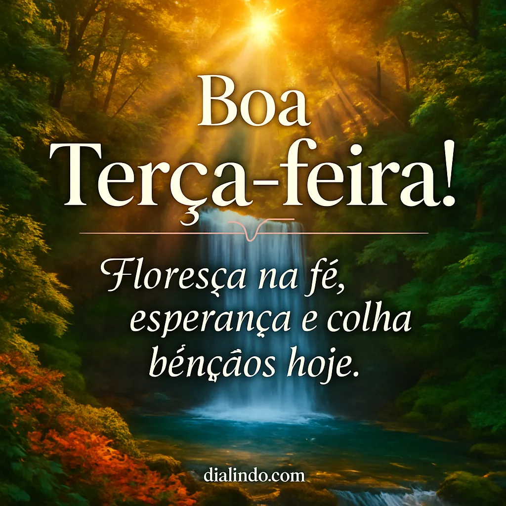Terça: Fé, Flores e Bênçãos