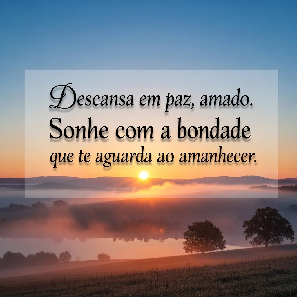 Amanhecer da Bondade Eterna - Mensagem inspiradora