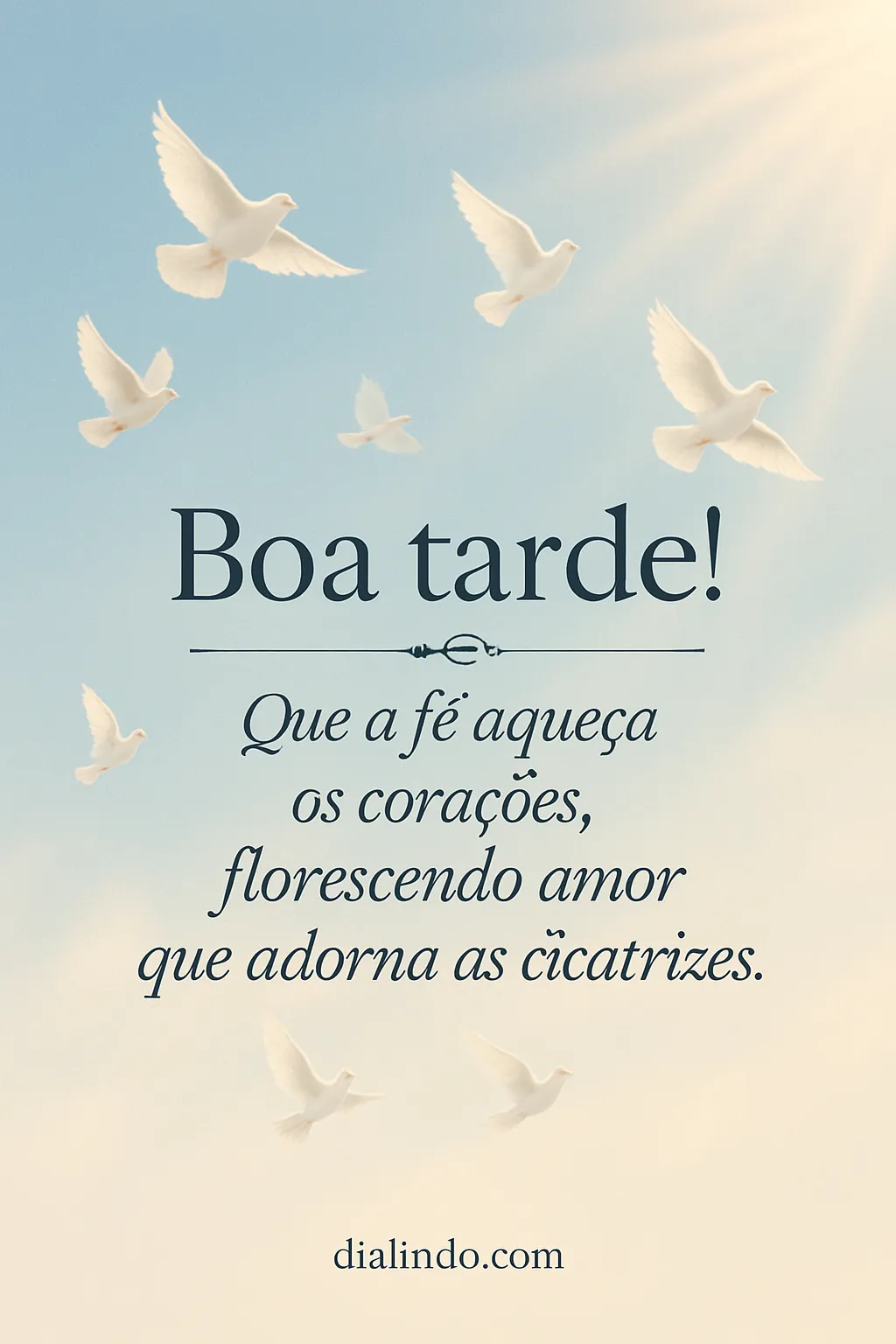 Fé, Amor, Cicatrizes Floridas.