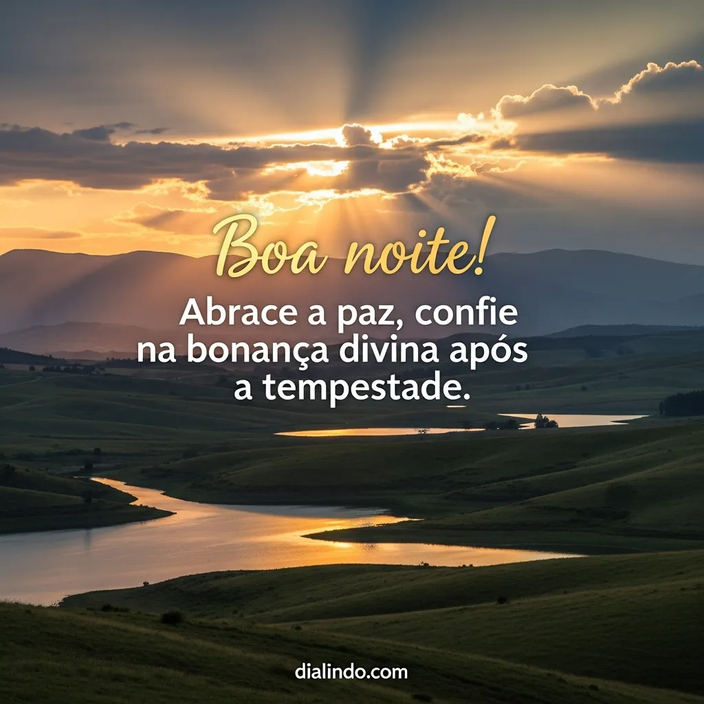 Calmaria Divina pós Tempestade