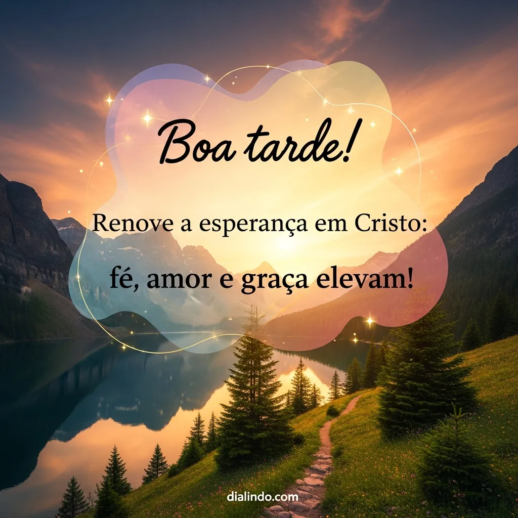 Cristo: Esperança, Amor Elevado - Mensagem inspiradora