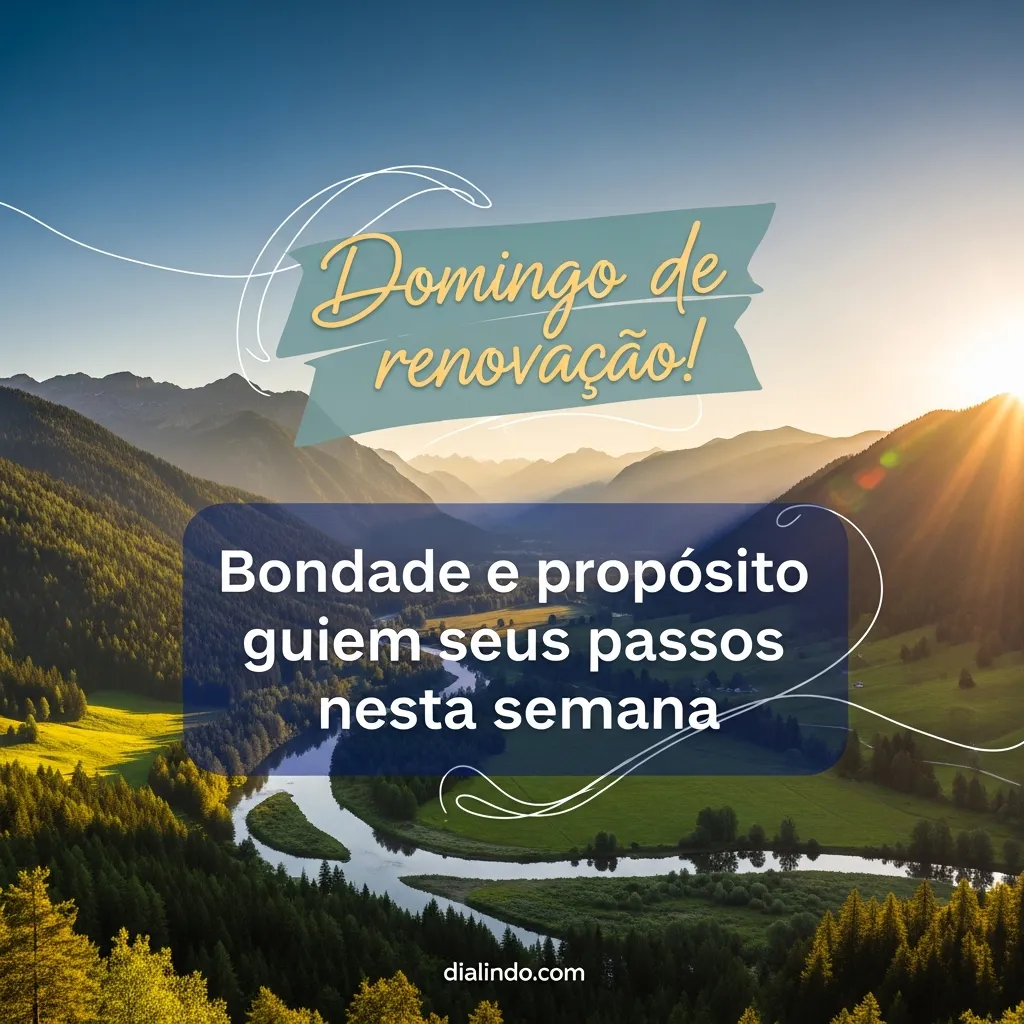 Novo Caminho: Bondade Semanal