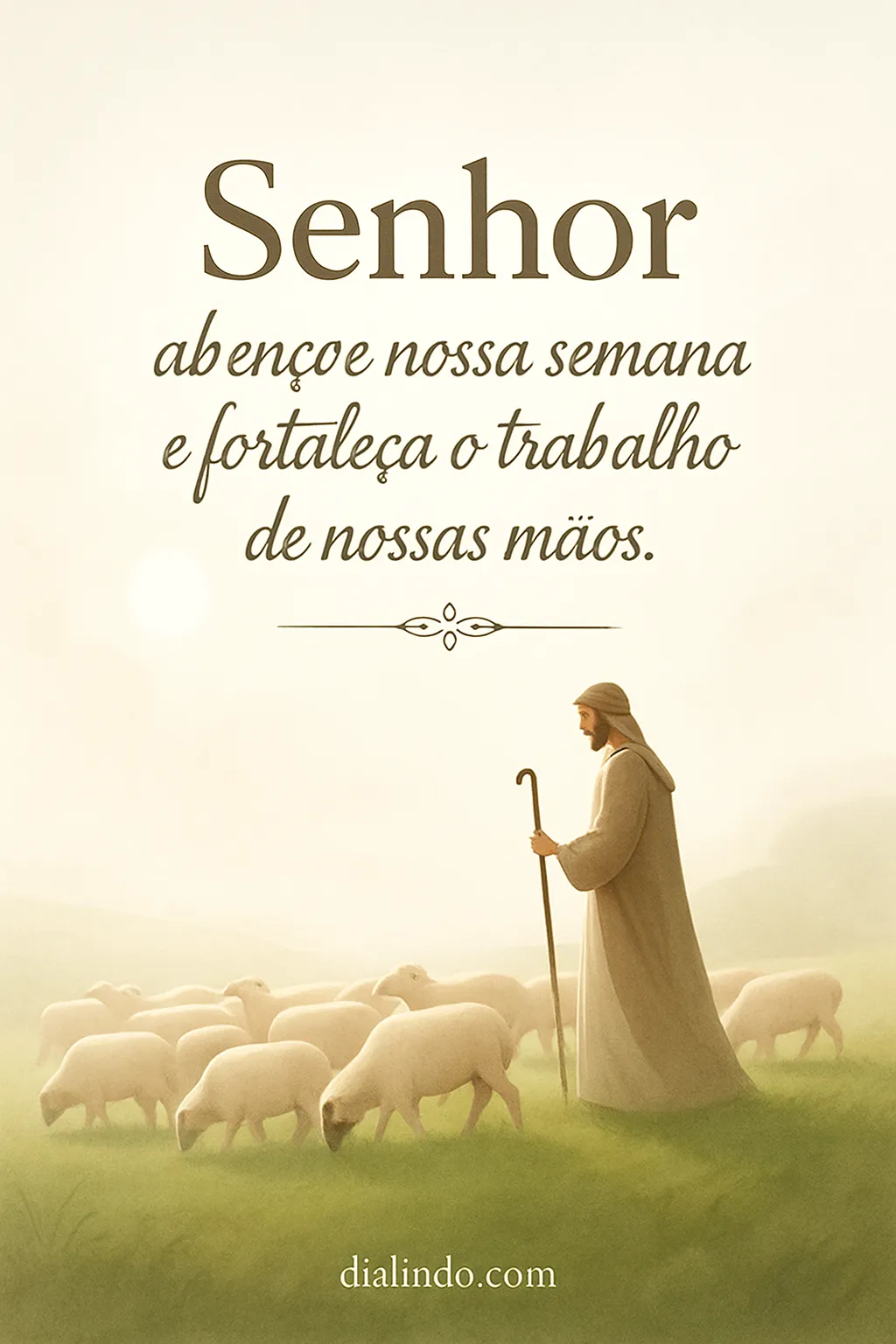 Mãos que Trabalham, Semana Abençoada.