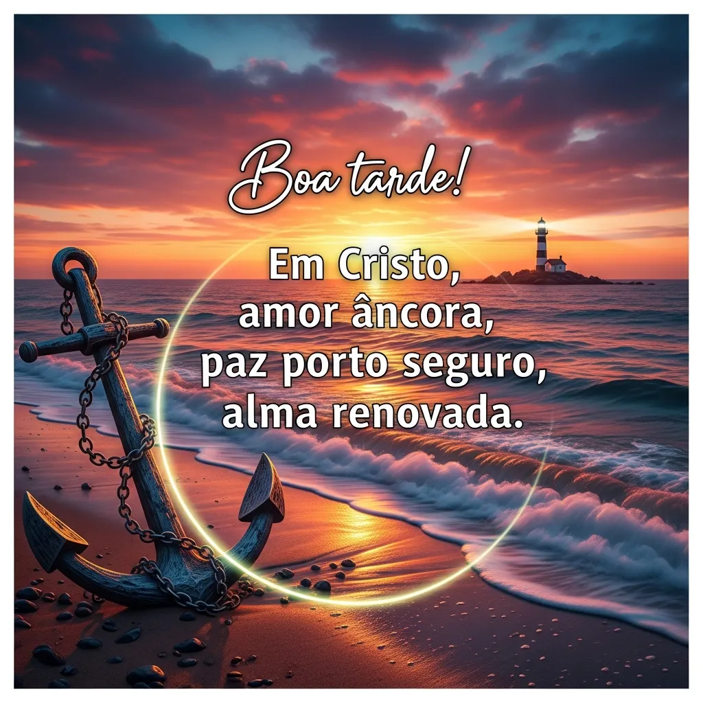 Cristo: Âncora, Porto, Alma.