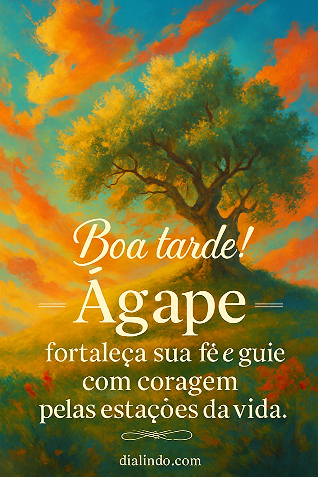 Ágape: Fé, Coragem Sazonal.